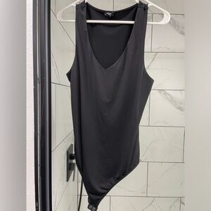 EXPRESS black bodysuit L